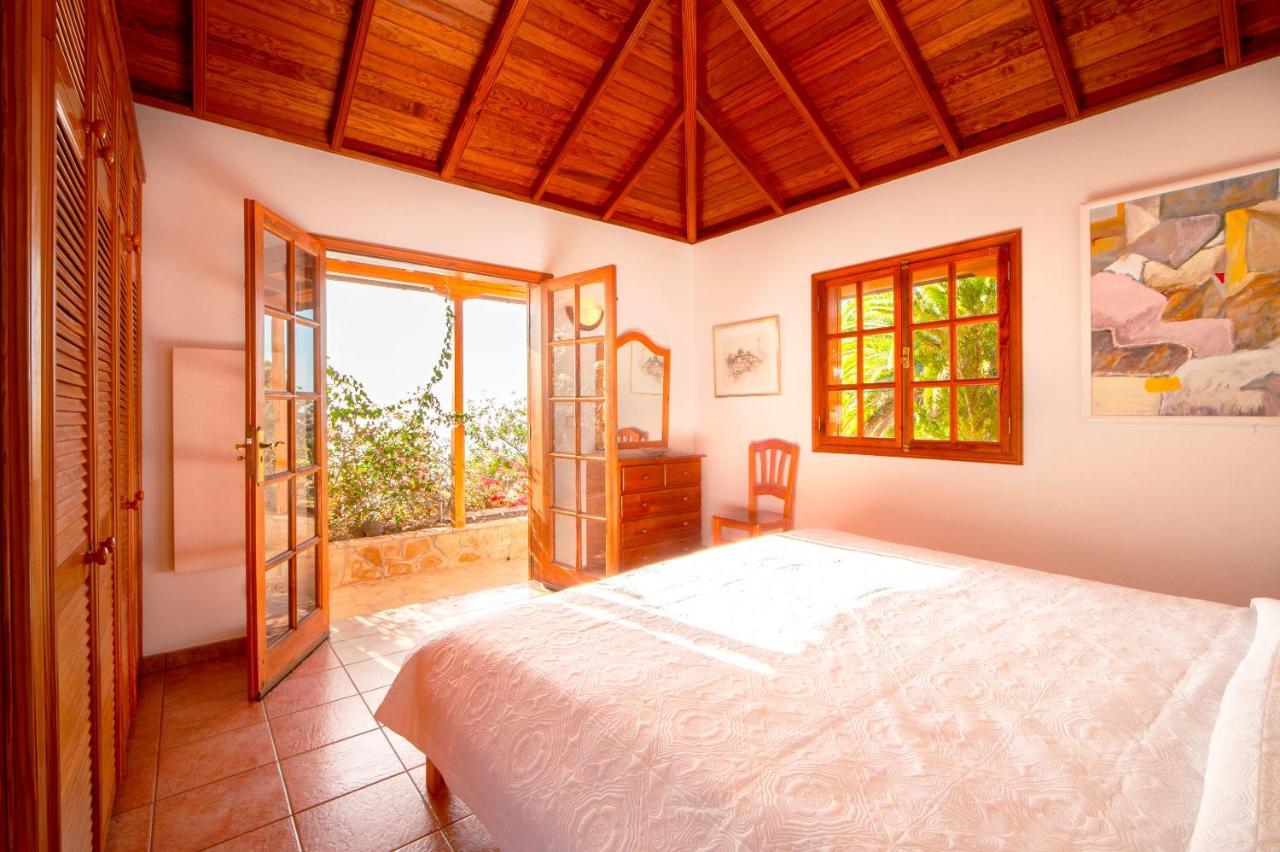 Feriendomizil Finca Tijarafe Mit Beheiztem, Abdeckbarem Pool Экстерьер фото