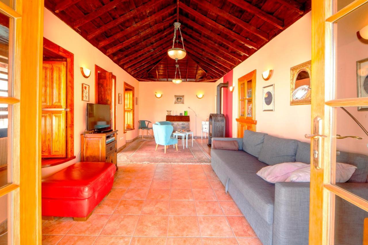 Feriendomizil Finca Tijarafe Mit Beheiztem, Abdeckbarem Pool Экстерьер фото