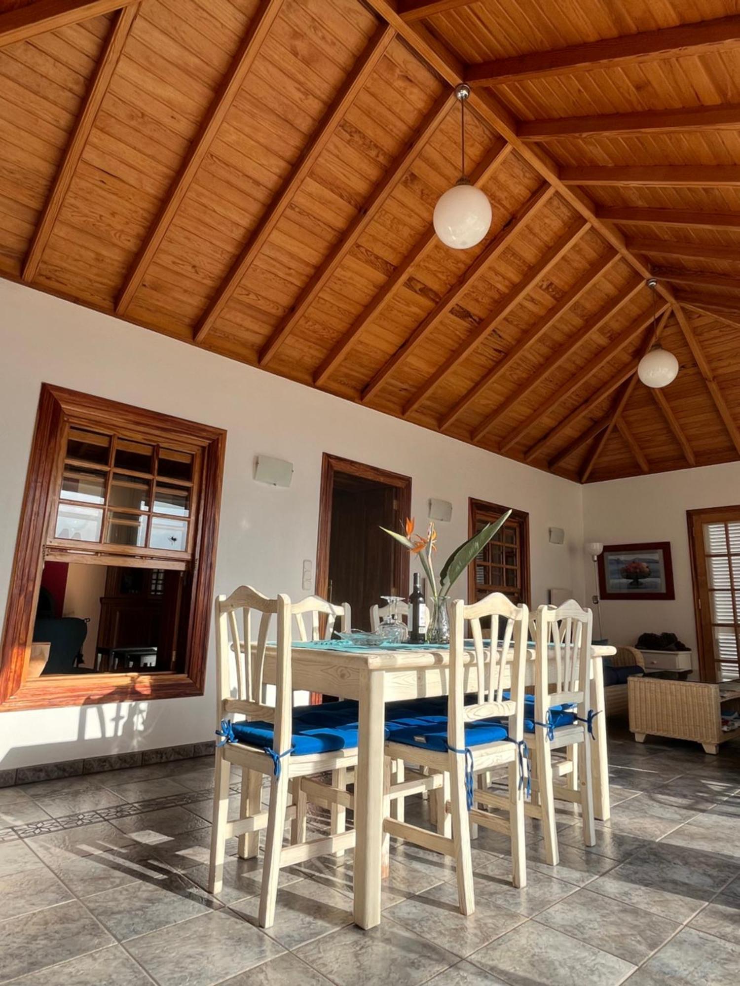 Feriendomizil Finca Tijarafe Mit Beheiztem, Abdeckbarem Pool Экстерьер фото